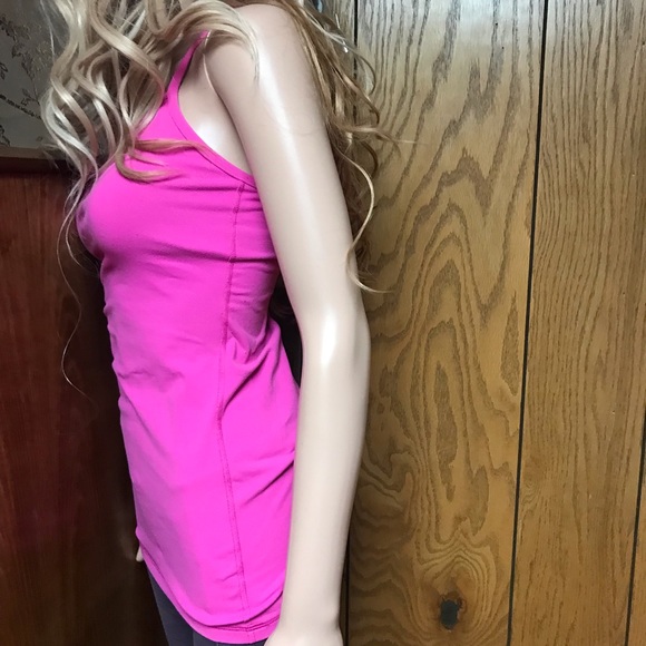 Lululemon Power & Tank Size-4-Pink Good Condition - Picture 6 of 13